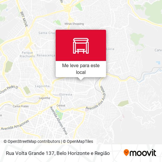 Rua Volta Grande 137 mapa
