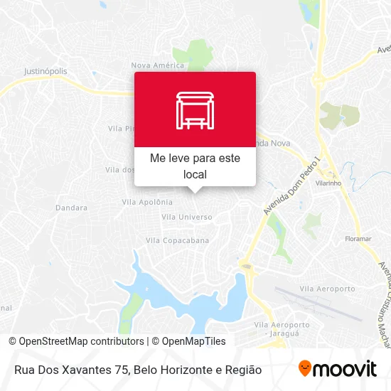 Rua Dos Xavantes 75 mapa