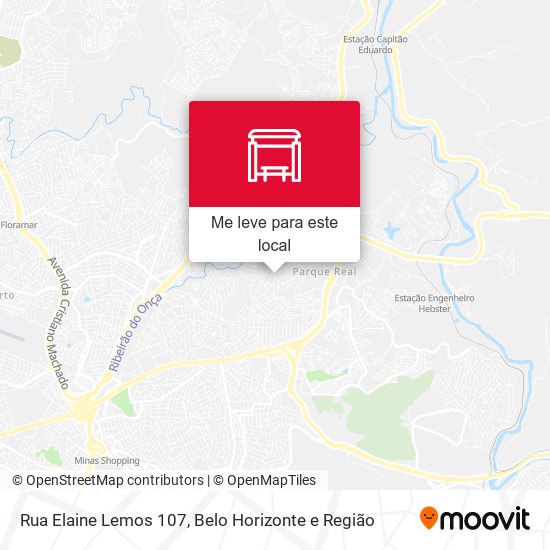 Rua Elaine Lemos 107 mapa