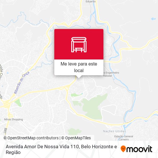 Avenida Amor De Nossa Vida 110 mapa