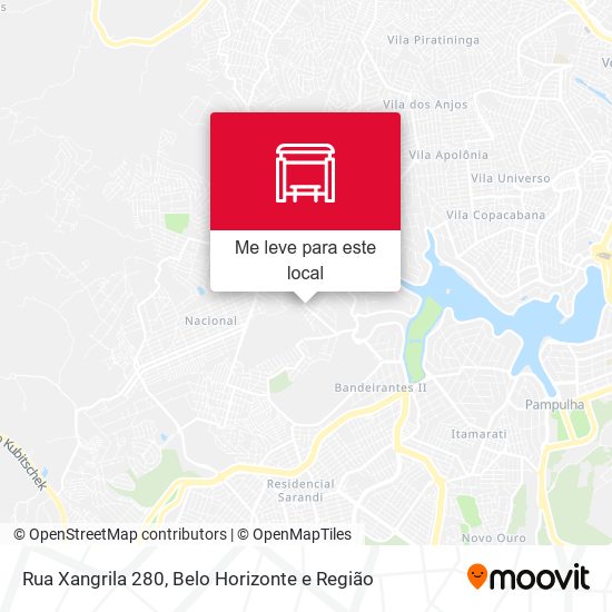 Rua Xangrila 280 mapa