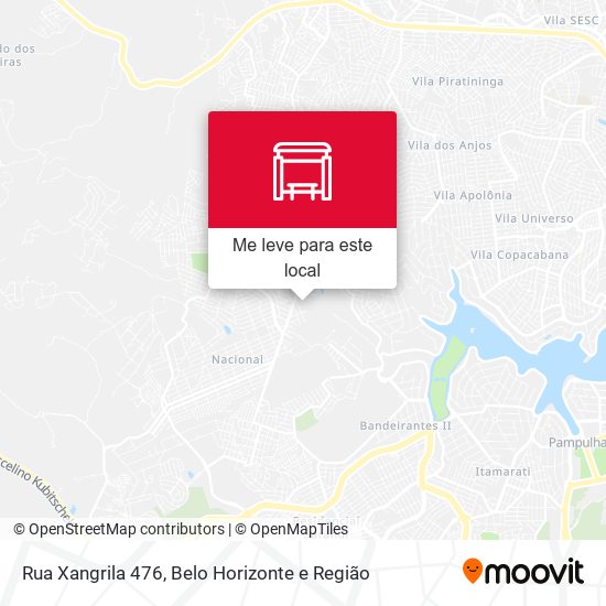 Rua Xangrila 476 mapa