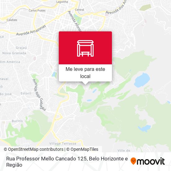 Rua Professor Mello Cancado 125 mapa