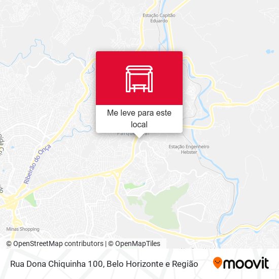 Rua Dona Chiquinha 100 mapa