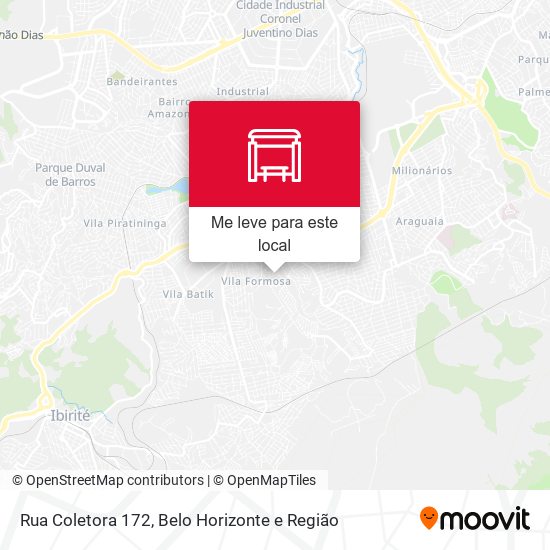 Rua Coletora 172 mapa