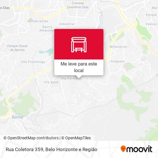 Rua Coletora 359 mapa