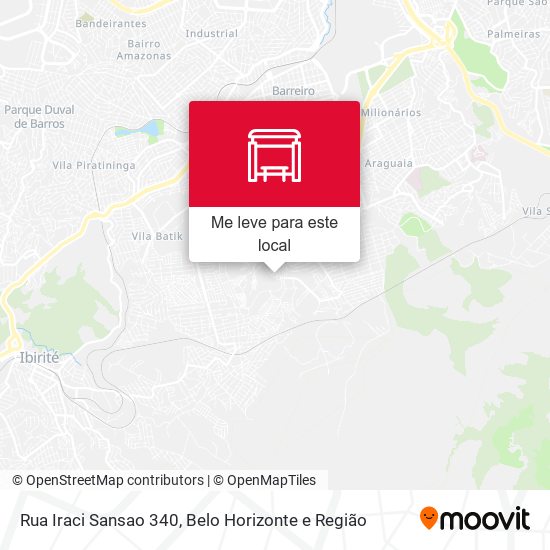 Rua Iraci Sansao 340 mapa