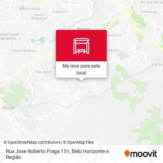 Rua Jose Roberto Fraga 151 mapa