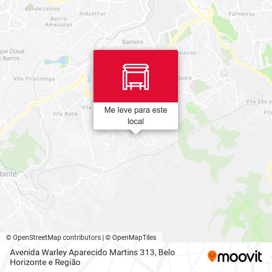 Avenida Warley Aparecido Martins 313 mapa