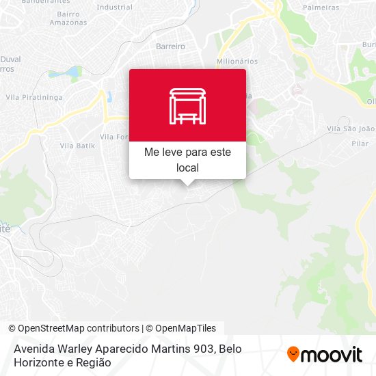 Avenida Warley Aparecido Martins 903 mapa