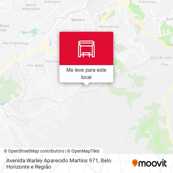 Avenida Warley Aparecido Martins 971 mapa