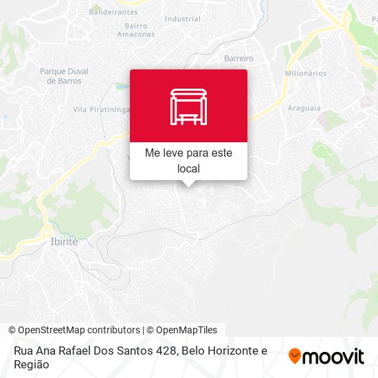 Rua Ana Rafael Dos Santos 428 mapa