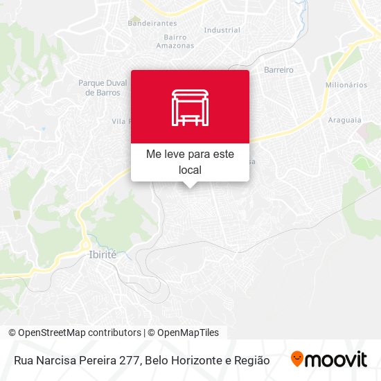 Rua Narcisa Pereira 277 mapa