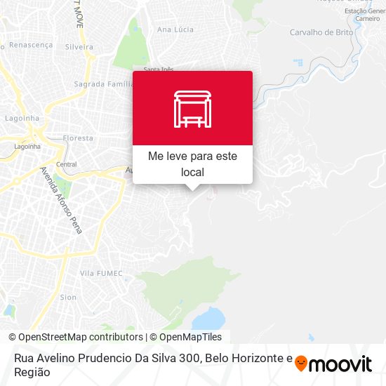 Rua Avelino Prudencio Da Silva 300 mapa