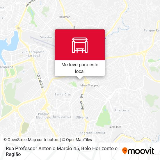 Rua Professor Antonio Marcio 45 mapa