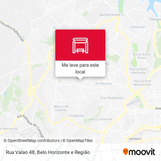 Rua Valao 48 mapa