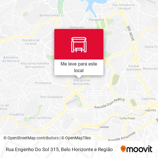 Rua Engenho Do Sol 315 mapa