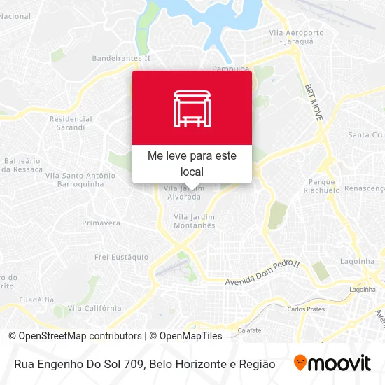 Rua Engenho Do Sol 709 mapa