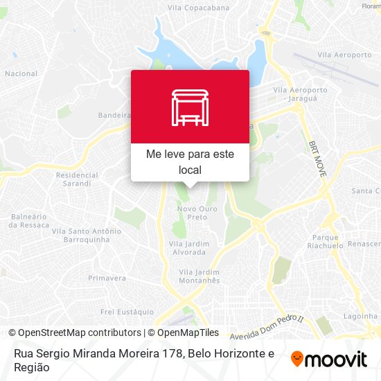 Rua Sergio Miranda Moreira 178 mapa