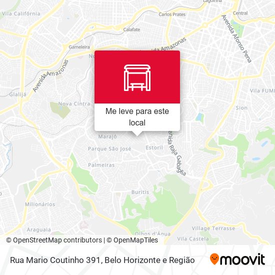Rua Mario Coutinho 391 mapa