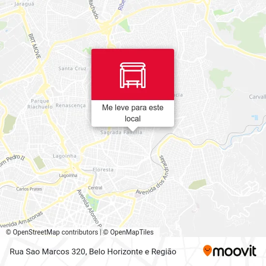 Rua Sao Marcos 320 mapa