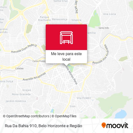 Rua Da Bahia 910 mapa