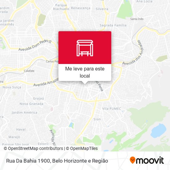 Rua Da Bahia 1900 mapa