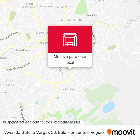 Avenida Getulio Vargas 50 mapa