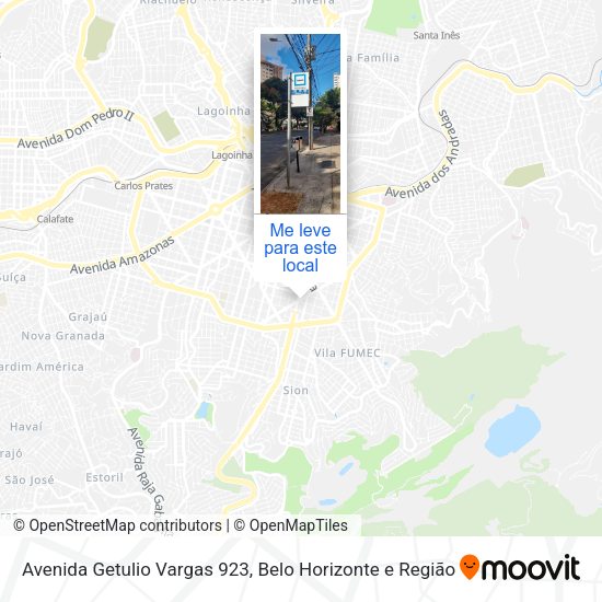 Avenida Getulio Vargas 923 mapa