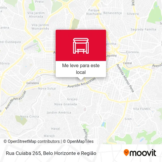 Rua Cuiaba 265 mapa