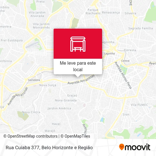 Rua Cuiaba 377 mapa