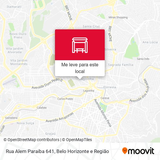 Rua Alem Paraiba 641 mapa