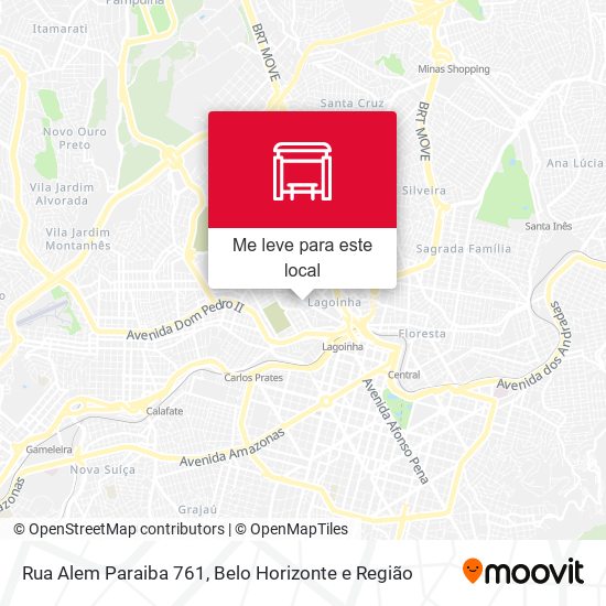 Rua Alem Paraiba 761 mapa