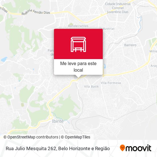 Rua Julio Mesquita 262 mapa