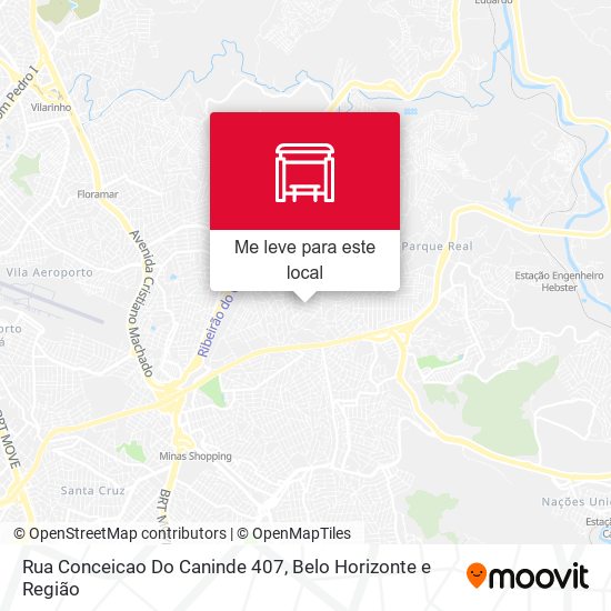 Rua Conceicao Do Caninde 407 mapa