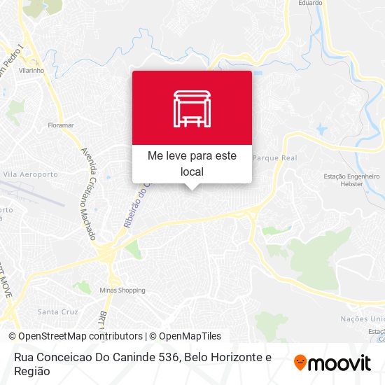 Rua Conceicao Do Caninde 536 mapa