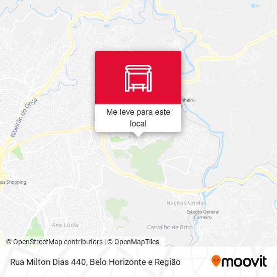 Rua Milton Dias 440 mapa