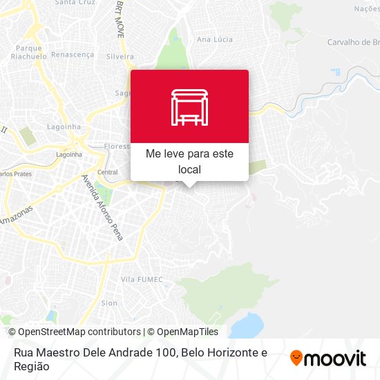 Rua Maestro Dele Andrade 100 mapa