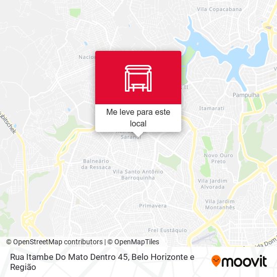 Rua Itambe Do Mato Dentro 45 mapa