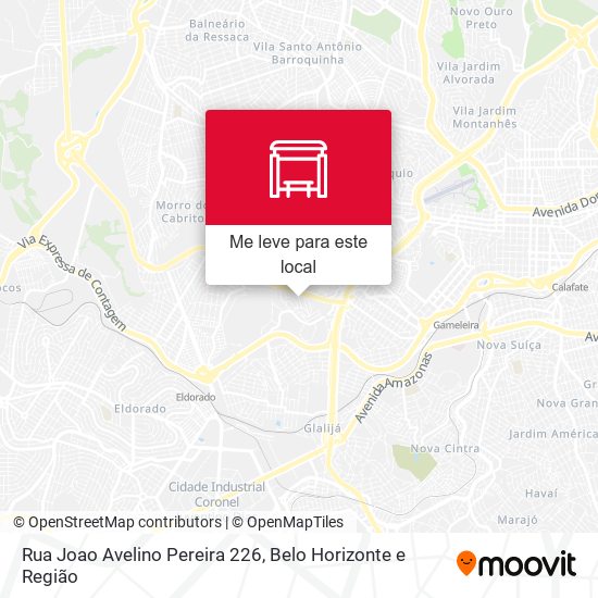 Rua Joao Avelino Pereira 226 mapa