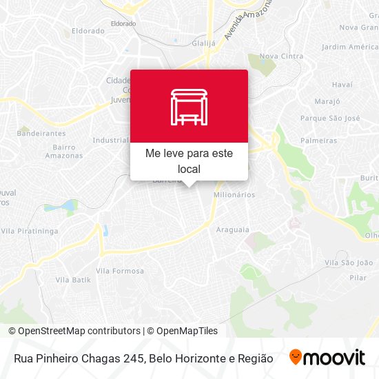 Rua Pinheiro Chagas 245 mapa