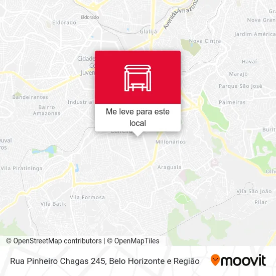 Rua Pinheiro Chagas 245 mapa