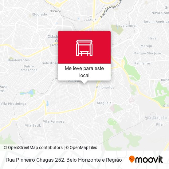 Rua Pinheiro Chagas 252 mapa