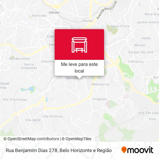 Rua Benjamim Dias 278 mapa
