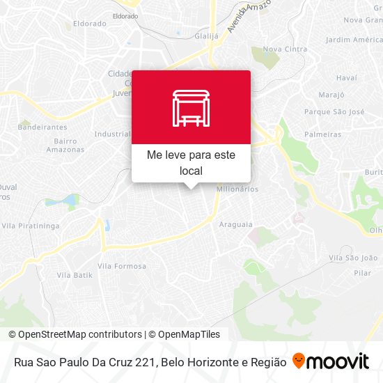 Rua Sao Paulo Da Cruz 221 mapa