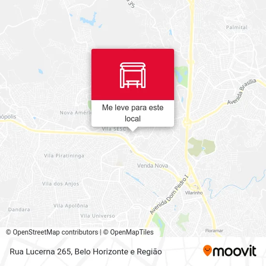 Rua Lucerna 265 mapa