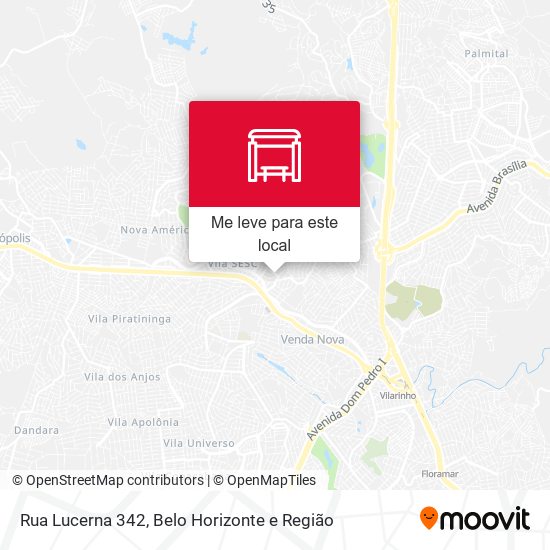 Rua Lucerna 342 mapa