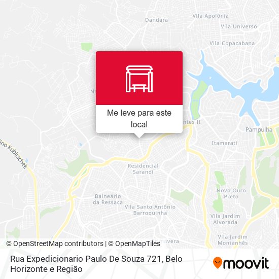 Rua Expedicionario Paulo De Souza 721 mapa
