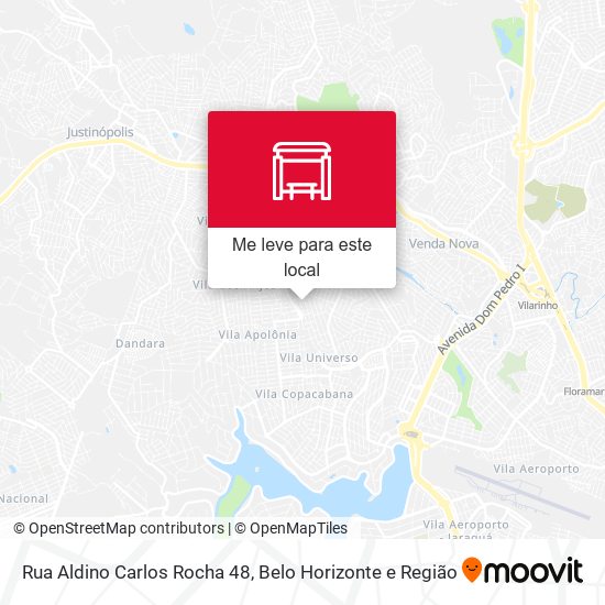 Rua Aldino Carlos Rocha 48 mapa