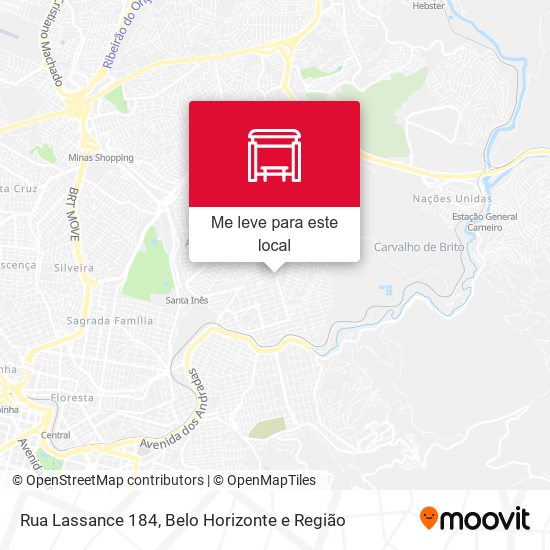 Rua Lassance 184 mapa